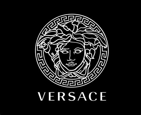 versace replica symbol|Versace logo black and white.